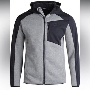🆕REEBOK Mens Jacket Gray and Black Performance with Modern Design SIZE 5X